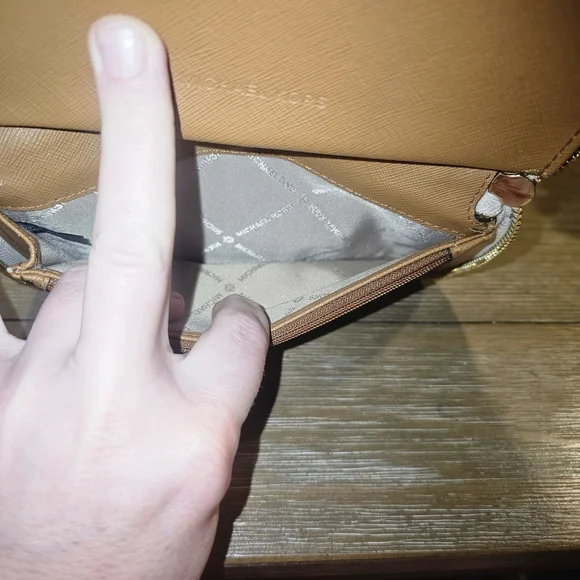 Michael Kors Gray Monogram Wallet - Picture 8 of 10